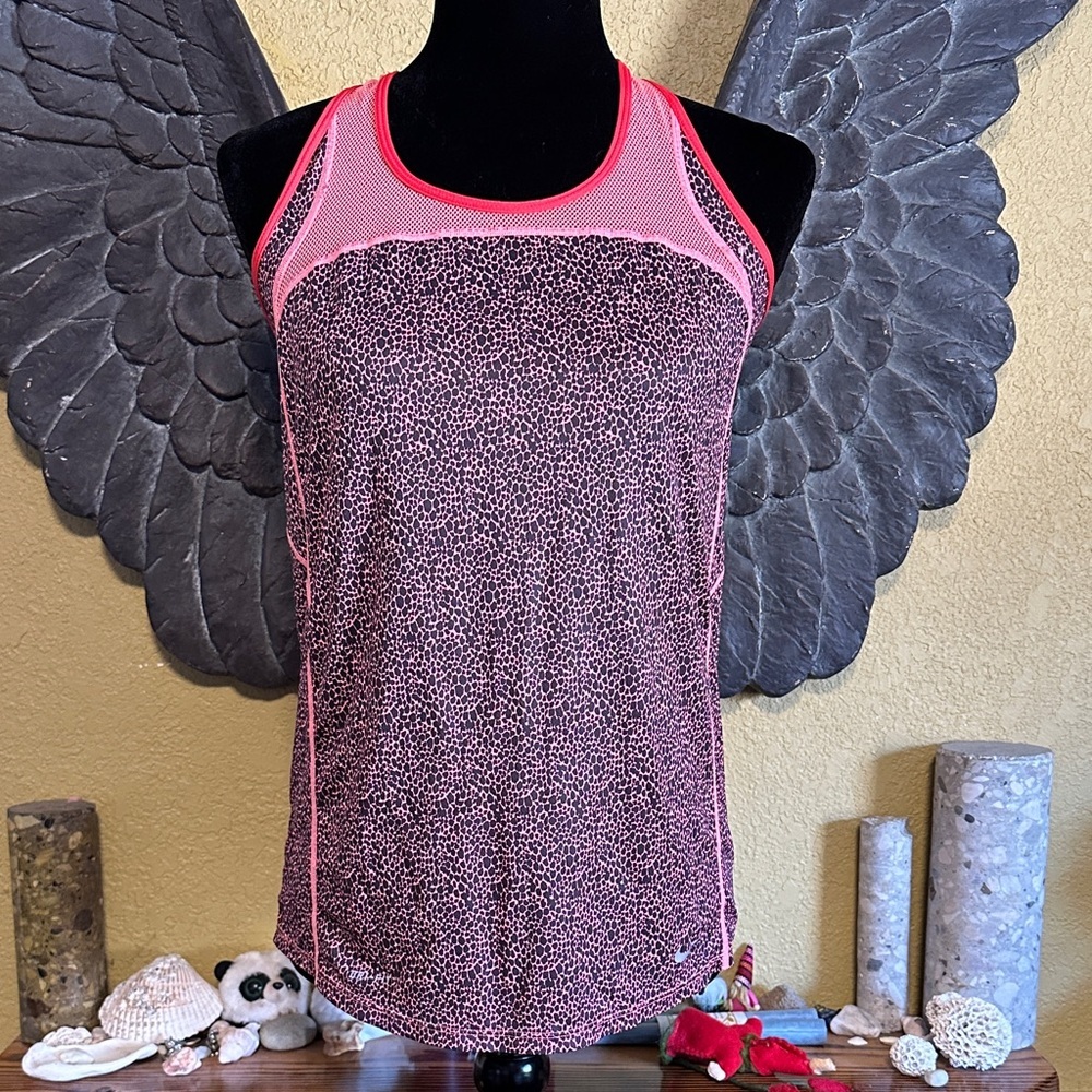 Nike Pink Leopard Print Tank Top
